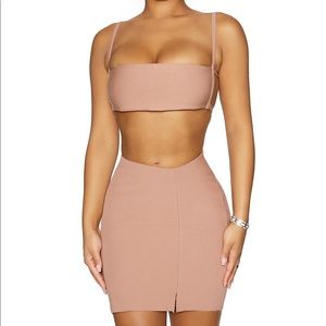 Naked Wardrobe Mini Skirt Set